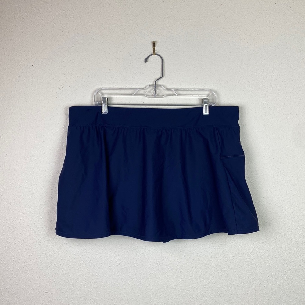 Women's Navy Plus Swim Skirt 18W